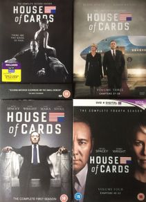 House Of Cards - Seasons 1-4 (US) [ DVD TV Boxsets ]