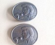 First Edition Official Elvis Presley Memorial Buckle 1977