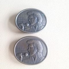First Edition Official Elvis Presley Memorial Buckle 1977