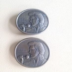 First Edition Official Elvis Presley Memorial Buckle 1977