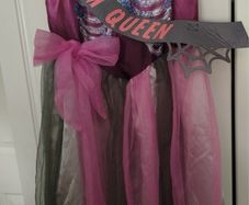 Girls Zombie Prom Queen Costume Aged 7-8