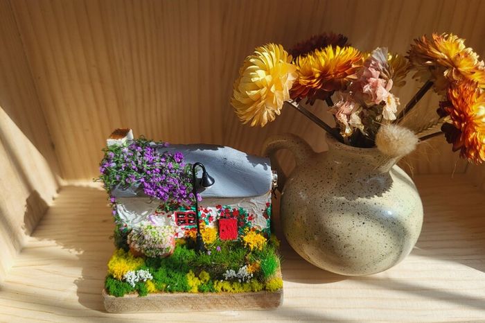 Handcrafted tiny wooden cottage!!