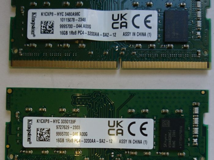 2 x 16GB (32GB) Kingston DDR4-3200 PC4-25600 SODIMM RAM memory laptop notebook