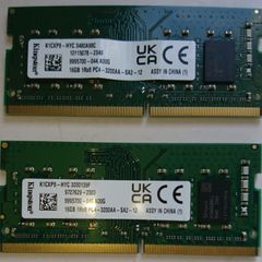 2 x 16GB (32GB) Kingston DDR4-3200 PC4-25600 SODIMM RAM memory laptop notebook