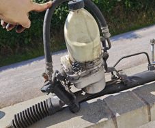 Saab 93 steering rack and pump