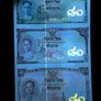 2007 Thailand Uncut UNC 1,5,10  Banknotes ( 3 PCS In 1 Sheet ) , Real Original Uncut Notes for Collection, Note, 80th Anniversary Image 3