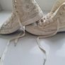 Cream lace Converse Hi - Tops Image 3