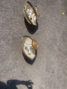antique brass lampshades
