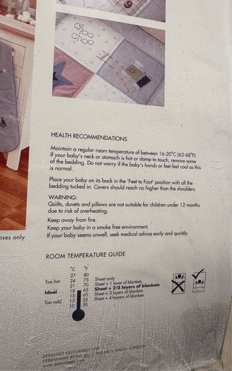 cot bedding