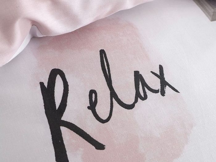 Lansfield Sleep Dreams Easy Care Double Duvet Set Blush Multiple Sizes Available (free Postage)