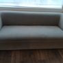 Taupe 3 seater fabric sofa Image 2