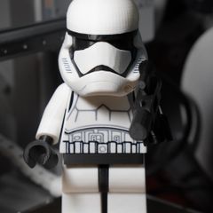 3D printed Storm Trooper figure