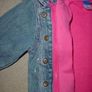 Age 3/4 Years - A Beautiful Girls 2 Piece Denim Jacket from Adams Kids - Read Carefully Image 3