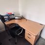 office desk, chair and printer Image 2