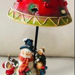 Christmas Snowman Tealight