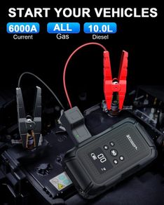 D04 Jump Starter with Air Compressor 6000A 150PSI