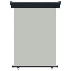 Balcony Side Awning 125x250 cm Grey
