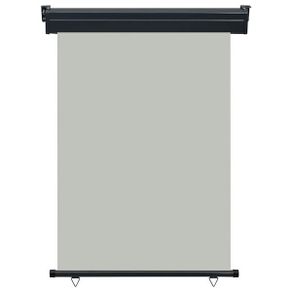 Balcony Side Awning 125x250 cm Grey