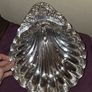 Large Irish made Silver Shell Shaped serving dish Image 2