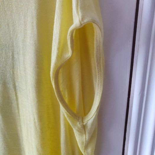 Yellow Letter Print  Baggy Top, size 10
