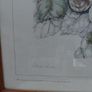 Limited Edition framed 'Tawny Owls' by Elisabeth Luard Image 5