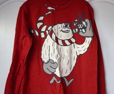 H&M Christmas Yeti lightweight long-sleeved top (8-10 years)