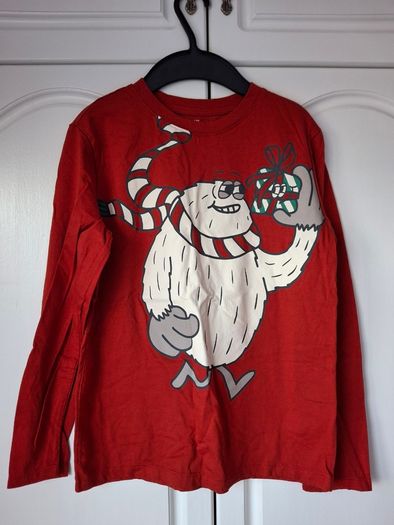 H&M Christmas Yeti lightweight long-sleeved top (8-10 years)