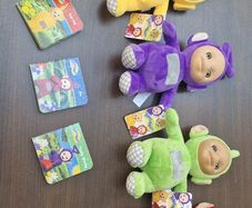Teletubbies job lot teddies,toy and books