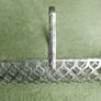 Vintage Silver Plate Serving Dish, Serving Tong and  Napkin Rings Image 4
