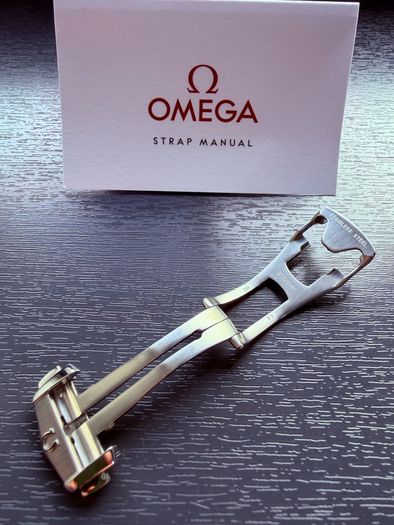 Genuine Omega Speedmaster 16mm deployant clasp STZ007387