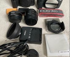 canon 70d with accessories