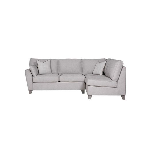 Grey corner L sofa