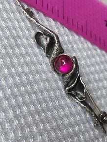Sterling silver brooch