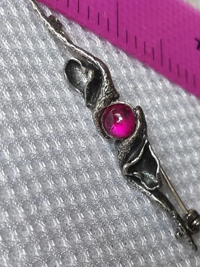 Sterling silver brooch