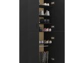 Shoe Cabinet Black 80x39x178 cm Chipboard