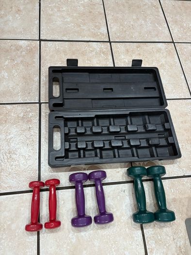 Weighted Vest, Reebok Step, Dumbbells + Case!