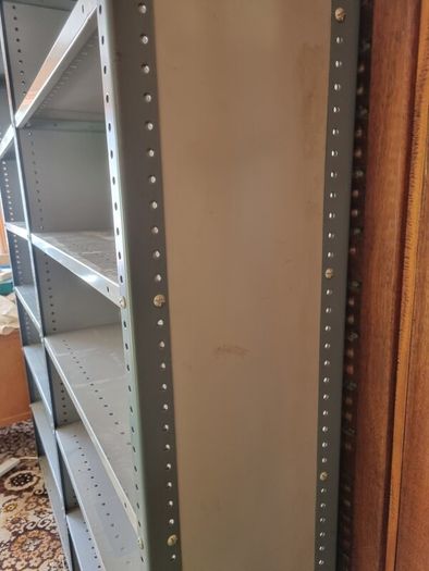 industrial steel shelving unit job lot five pieces