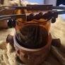 Tiki ice bucket and tongs Image 3