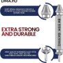 NEW SALE | 04 Pcs Screw Extractor Set - Broken Screw Removal Tool - Damaged Screw Extractor Set - Damaged Screw Remover - Stripped Screw Extractor Kit Image 5