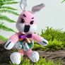 Handmade Crochet Easter Bunny Kids Gift Personalised Easter Bunny Toy Image 7