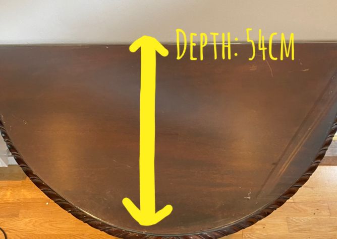 Antique console table