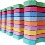 Interlocking Foam Play Mat Set. Great for Babies, Toddlers or Even exersise (32 x 32cm. 18 Piece Pastel Mats) Image 3