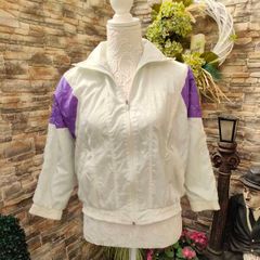 Vintage 90s Etirel shell track top  Size 6