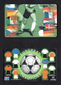 2000 Gibraltar 25 unit European Football Cup (Siemens - S5 (Module 33)) Phone Card