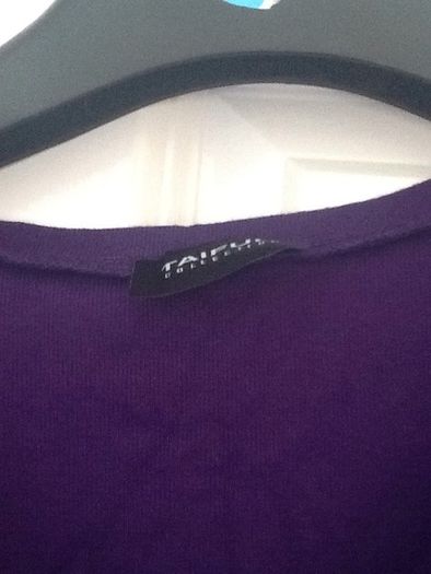 Tai fun deep purple top