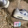 Get 1 of 1 Premium Leather and Mesh Silver Air Max 1s Image 3