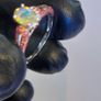 Natural Opal & Orange Sapphire ring silver 925 Image 5