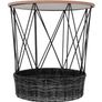 BRAND NEW Modern Coffee Table Storage Basket Round Hollow Side Table Home Living Room Decoration Storage Table Home Furniture Image 5