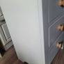 bedside lockers cream/ natural wood Image 6