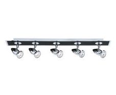 Chrome and Black Spot Light Bar Light